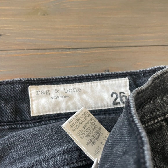 Black Rag n' Bone Ankle Skinny Jeans - Picture 7 of 10